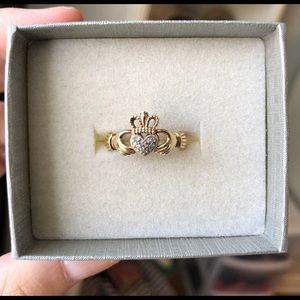 Claddagh Ring in 10K Yellow Gold